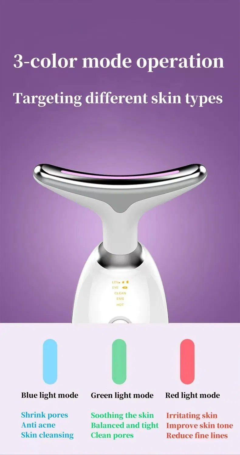 Face Massager 4-in-1 Face and Neck Lifting Device