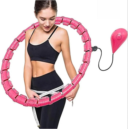 Smart Weighted Hula Hoop - Fun Fitness Core Training | 1 Year Warranty