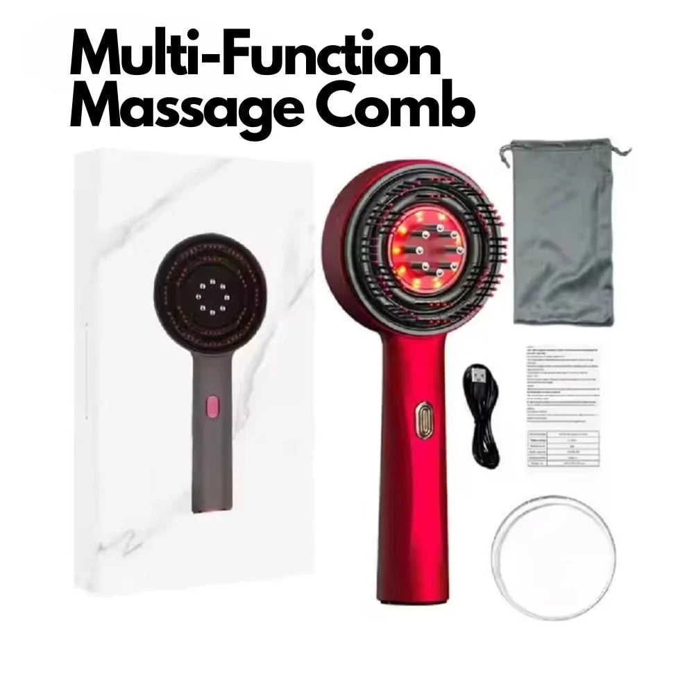 2-in-1 Scalp Massager with Oil Applicator,Electric Hair Brushes with Hair Oil Dispenser