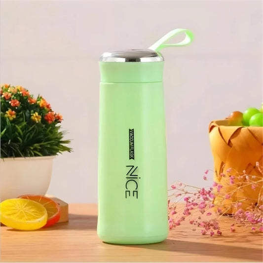 Nice Glass Water Bottle (1 piece,500 ML) - Multicolor