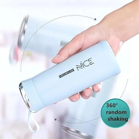 Nice Glass Water Bottle (1 piece,500 ML) - Multicolor